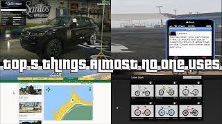 GTA Online Top 5 Things Almost Nobody Uses