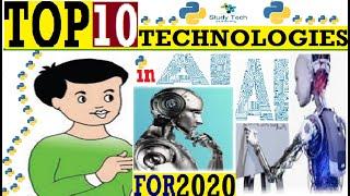 Top 10 Technologies in AI in 2020 in Hindi | Trending Technologies 2020 | Study Tech