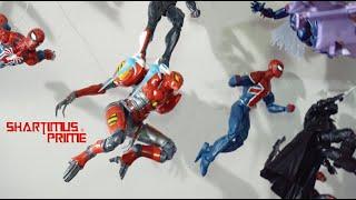 Marvel Legends Spider-Man Comic Action Figure Collection Display December 14, 2019
