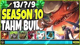 TAHM KENCH IS WEAK? THINK AGAIN! BEYOND BROKEN SEASON 10 TAHM KENCH BUILD! LoL Top Tahm s10 Gameplay