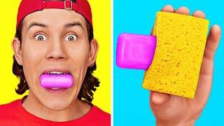 SIMPLE LAZY CLEANING LIFE HACKS AND TRICKS || DIY Best Funny Home Organization Ways By 123 GO! BOYS