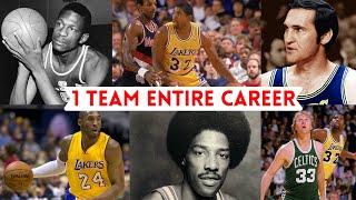 TOP 10 NBA PLAYERS WHO PLAYED WITH ONE TEAM THEIR ENTIRE CAREER