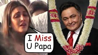 Rishi Kapoor Daughter Riddhima Kapoor CR!ES As She Misses Father's LAST Journey