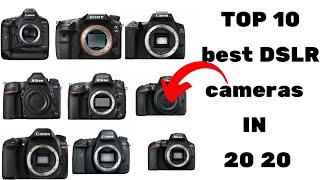 Top 10 best DSLR cameras you can buy right now 2020