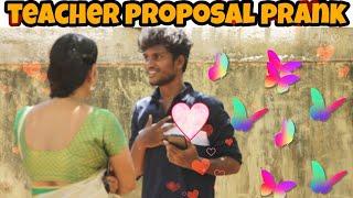 teacher proposal prank | tamil prank | mano | vaaya moodra