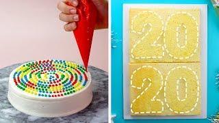 Most Beautiful Cake Decorating Tutorials for New Year's Eve Party Treats | Easy Dessert Recipes