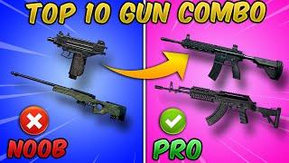 Top 10 Best Gun Combinations in PUBG MOBILE (Weapon Combo/Loadout) Tips and Tricks