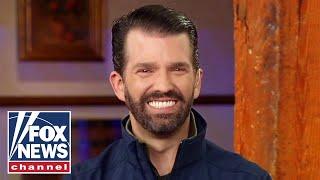 Donald Trump Jr. reacts to chants of '46'