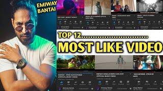 TOP 10 Most like Video Emiwaybantai l Emiwaybantai Most Likw Video l Most Like Video