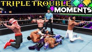 WWE 2K20 Triple Trouble Moments!