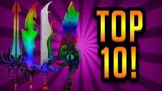 TOP 10 CHROMA GODLIES!! (ROBLOX MM2)