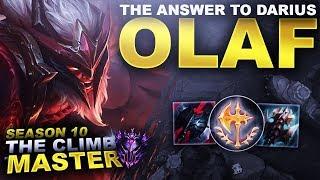 THE ANSWER TO DARIUS... OLAF! - Climb to Master Season 10 | League of Legends