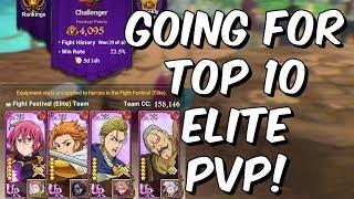 Going For Top 10 Elite PVP with All Red Coin Food Farm! - Seven Deadly Sins: Grand Cross Global