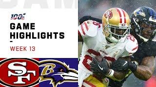 49ers vs. Ravens Week 13 Highlights | NFL 2019