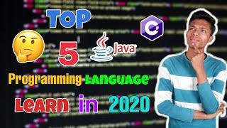 Top 5 programing language learn in 2020 in Hindi|Best programming Language for 2020