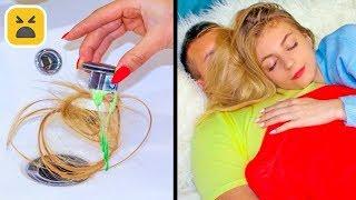 Girls Problem! LONG HAIR vs SHORT HAIR || Funny Everyday Situations