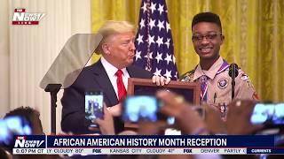 CELEBRATING AFRICAN AMERICANS: President & First Lady hold reception for history month