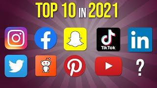 Top 10 Social Media Apps in 2021 Explained in One Video