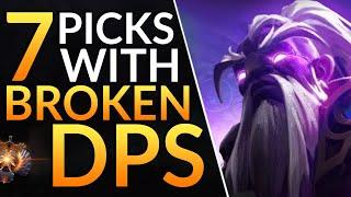 7 SECRET Heroes WITH *BROKEN* DAMAGE to MASTER in Patch 7.23 - PRO Meta Tips | Dota 2 Guide