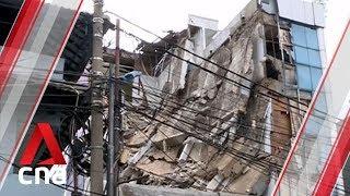 Five-storey building collapses in Jakarta