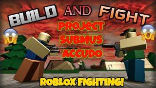 PLAYING ROBLOX PROJECT SUBMUS ACCUDO | *Super Roblox Dueling*