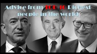 Top 10 Rich people in 2020 | Advice form the top Billionaires