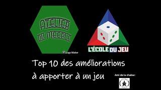 Atelier du Meeple top 10 ameliorations