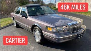 1995 Lincoln Town Car Cartier 46k miles for sale by Specialty Motor Cars Low Miles Panther Signature