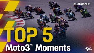 Top 5 Moto3™ Moments | 2021 #CatalanGP