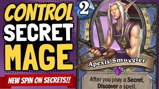 TOP SECRET CONTROL SECRET MAGE!! Taking Secrets in a New Direction! | Ashes of Outland | Hearthstone