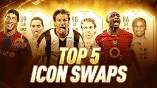 TOP 5 BEST VALUE ICON SWAPS IN FIFA 20 ULTIMATE TEAM!