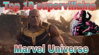 Top 10 supervillains of marvel Universe Hindi |Top 10 most power villains marvel universe Hindi 2020