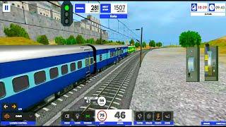 Indian train simulator gameplay | Indian train simulator | Android gameplay | Railway Gamingstar