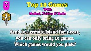 Top 10 Games, Going away for 1 year, you can take 10 games with, which would you pick? #top10games