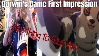 Darwin's Game Episode 1 Live Reaction First Impression Anything to Survive