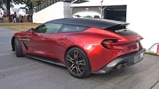 $1 Million Aston Martin Zagato Shooting Brake - Lovely Exhaust Sounds!