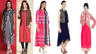 Top 10 jacket kurti design 2020 For Girls | long jacket kurti designs