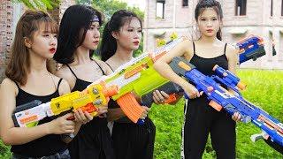 XGirl Nerf War: Top 10 Episodes Warriors X Girl Team ! SEAL US Nerf Guns Criminal Group Compilation