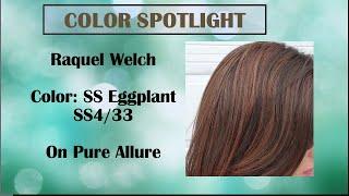 Raquel Welch SS Eggplant SS4/33 on Pure Allure- deep chocolaty brown with beautiful vibrant red