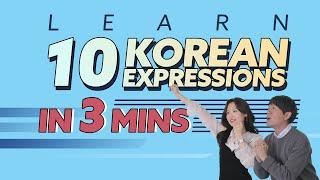 Learn 10 Korean Phrases in 3 Minutes