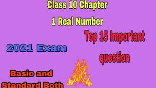 Class 10 Chapter 1 Top Important question Real Number For 2021 Exam