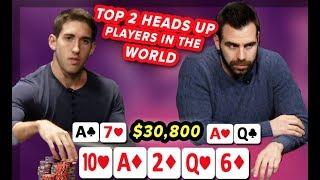 THE TOP 2 HEADS UP PLAYERS IN THE WORLD | KING OF THE HILL [3/6]