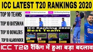 ICC Latest T20 Ranking 2020 |Best Cricket Team ( T20 ) | Top 10 Teams, Batsman, Bowlers & All-Rounde