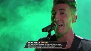 Ricky Duran Top 10 Performance Part 1 - The Voice 2019