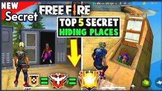 Free Fire Top 5 Hiding Place 