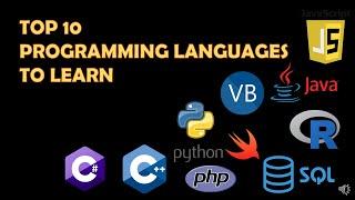 Top 10 Programming Languages  - Career Choices