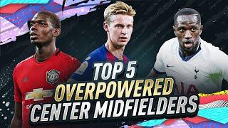 TOP 5 BEST OVERPOWERED CENTER MIDFIELDERS (CM / CDMS) IN FIFA 20 ULTIMATE TEAM!