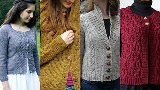 Top stunning Hand knitting Ladies cardigans new patterns