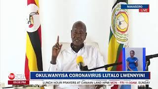 3 TEST POSITIVE FOR CORONA VIRUS ,TOTAL IS NOW 48  - President Museveni addressing the nation