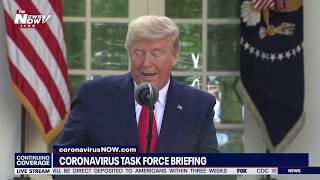 FULL BRIEFING: President Trump gives update on testing, numbers and care